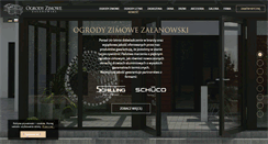 Desktop Screenshot of ogrodyzimowe.biz